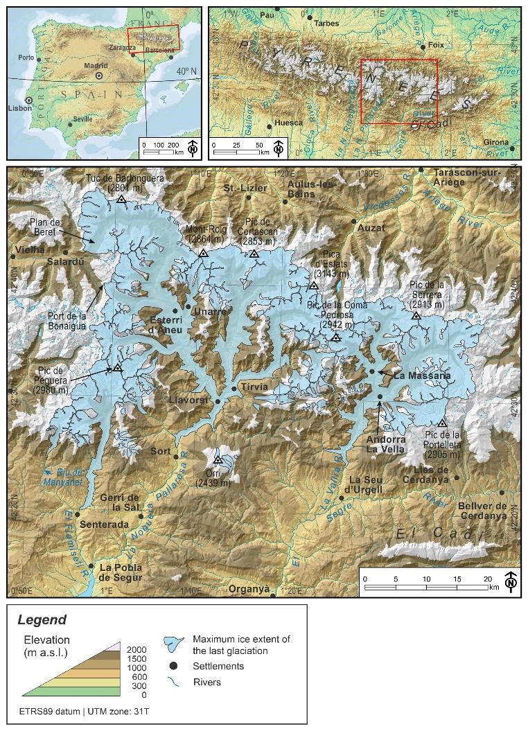 Figura 1 Mapa Paleoglacera