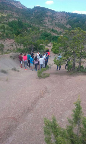 Sortida a Coll de Nargó amb els alumnes de batxillerat
