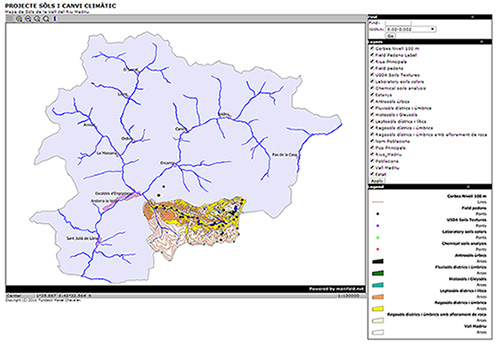Madriu mapa sols
